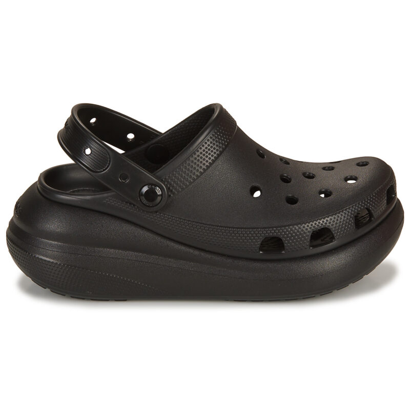 Crocs Classic Crush Clog Noir Sabots Femme - 2