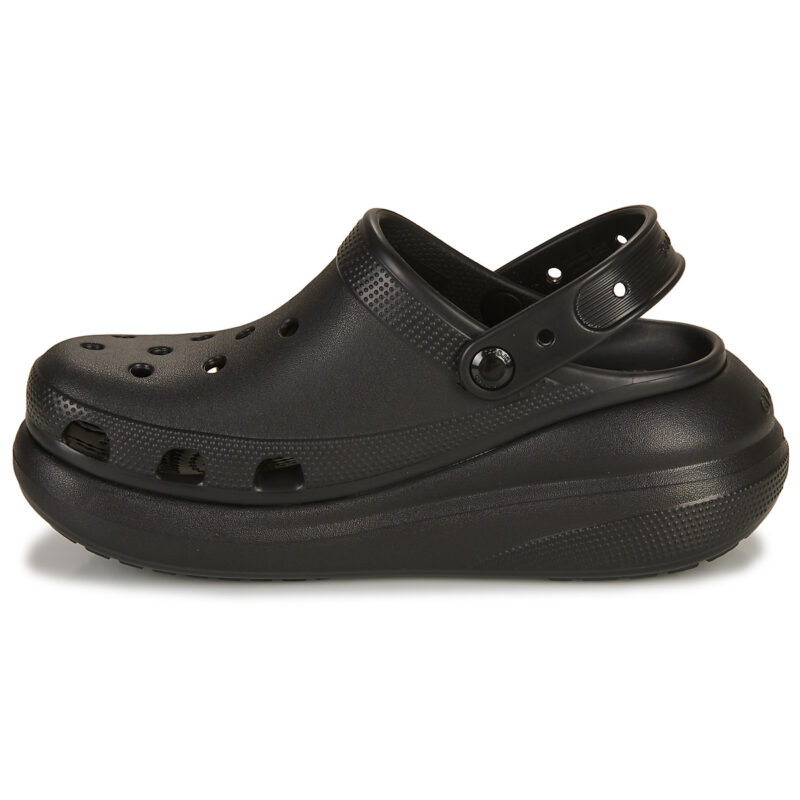 Crocs Classic Crush Clog Noir Sabots Femme - 4