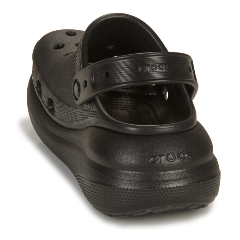 Crocs Classic Crush Clog Noir Sabots Femme - 5