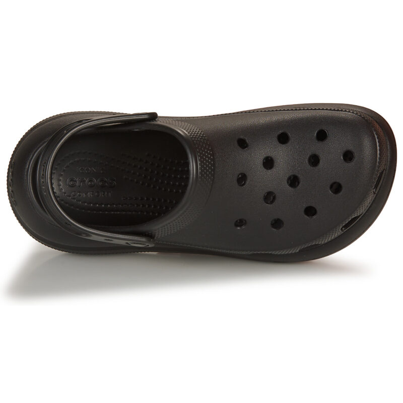 Crocs Classic Crush Clog Noir Sabots Femme - 6