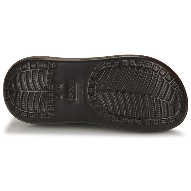 Crocs Classic Crush Clog Noir Sabots Femme - 7