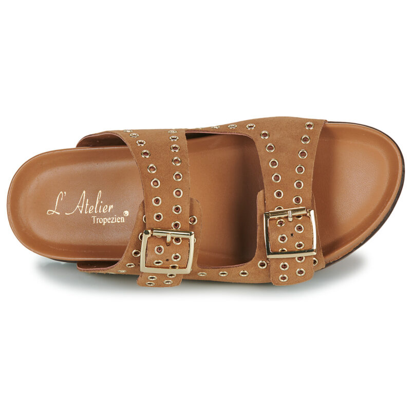 L'Atelier Trop&eacute;zien CHV100-TAN Marrone Ciabatta Donna - 6
