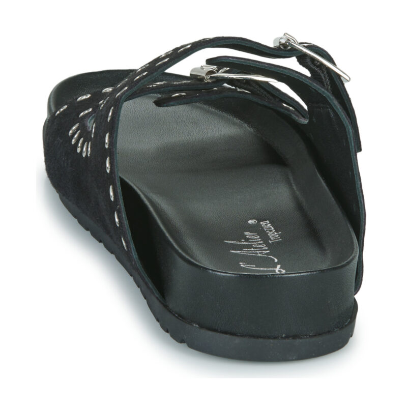 L'Atelier Trop&eacute;zien CHV100-BLACK Nero Ciabatta Donna - 5