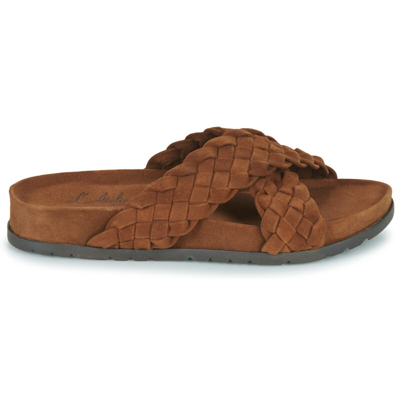 L'Atelier Trop&eacute;zien SB403-TAN Marrone Ciabatta Donna - 2