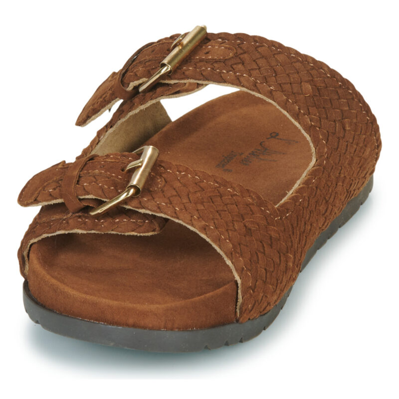 L'Atelier Trop&eacute;zien SB411-BEIGE Marrone Ciabatta Donna - 3