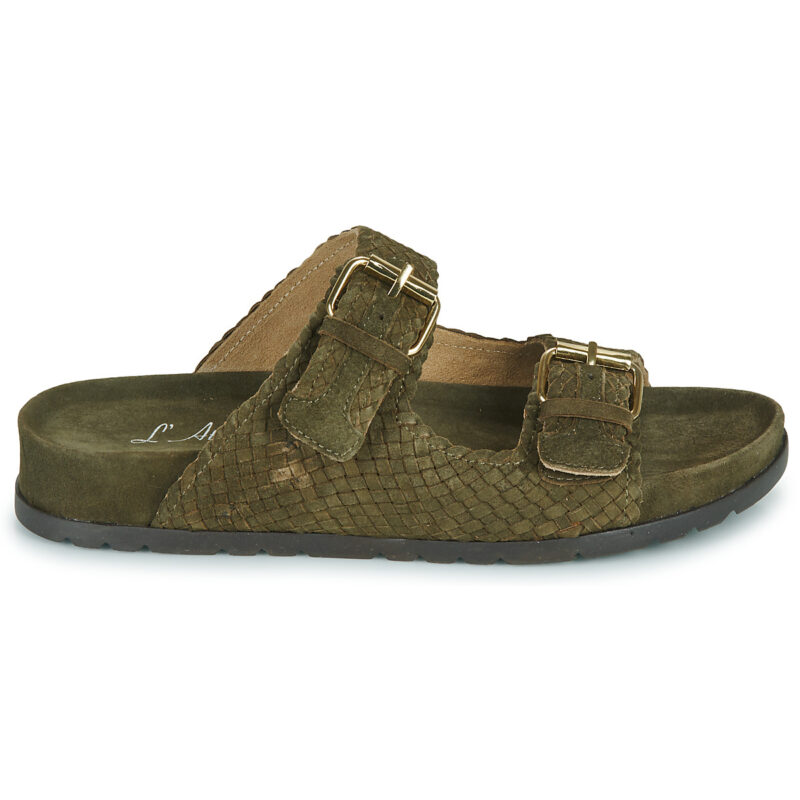 L'Atelier Trop&eacute;zien SB411-KAKI Kaki Ciabatta Donna - 2