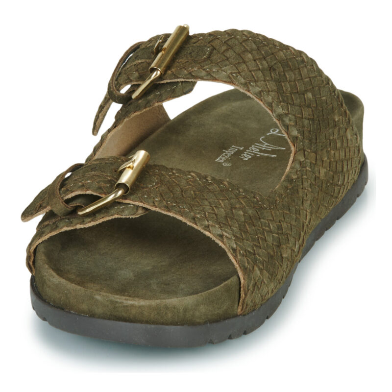 L'Atelier Trop&eacute;zien SB411-KAKI Kaki Ciabatta Donna - 3