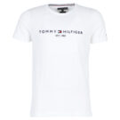 T-shirt Tommy Hilfiger TOMMY FLAG HILFIGER TEE Bianco T-shirt maniche corte Uomo - 1