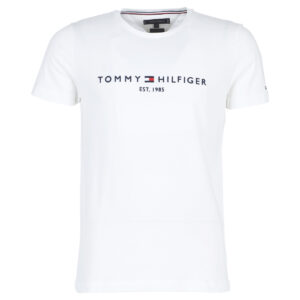 T-shirt  Tommy Hilfiger  TOMMY FLAG HILFIGER TEE  Bianco -  T-shirt maniche corte Uomo