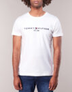 T-shirt Tommy Hilfiger TOMMY FLAG HILFIGER TEE Bianco T-shirt maniche corte Uomo - 4