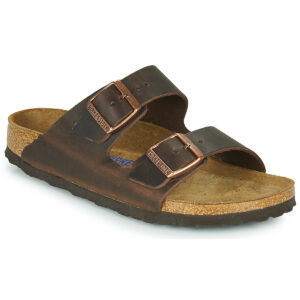 BIRKENSTOCK Arizona Soft Footbed Oiled / Pelle / Havana / Stretto Marrone Ciabatta Uomo