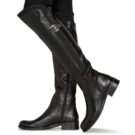 Dorking DULCE Black Heeled Boots Women - 8