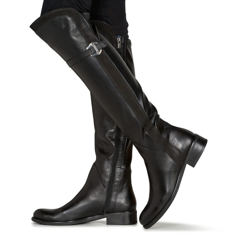 Dorking DULCE Black Heeled Boots Women - 8