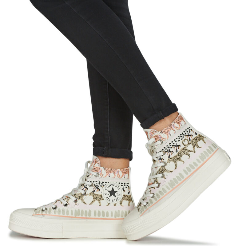 Converse CHUCK TAYLOR ALL STAR LIFT-ANIMAL ABSTRACT Multicolore Sneakers alte Donna - 8