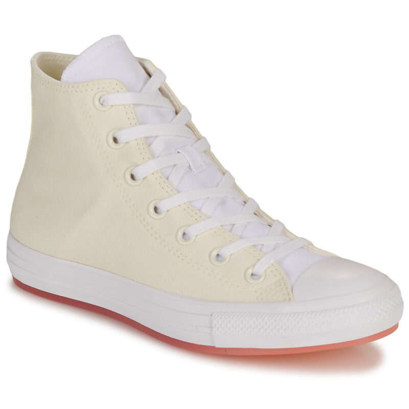 Converse CHUCK TAYLOR ALL STAR MARBLED-EGRET/CHEEKY CORAL/LAWN FLAMINGO Bianco Sneakers alte Donna - 1