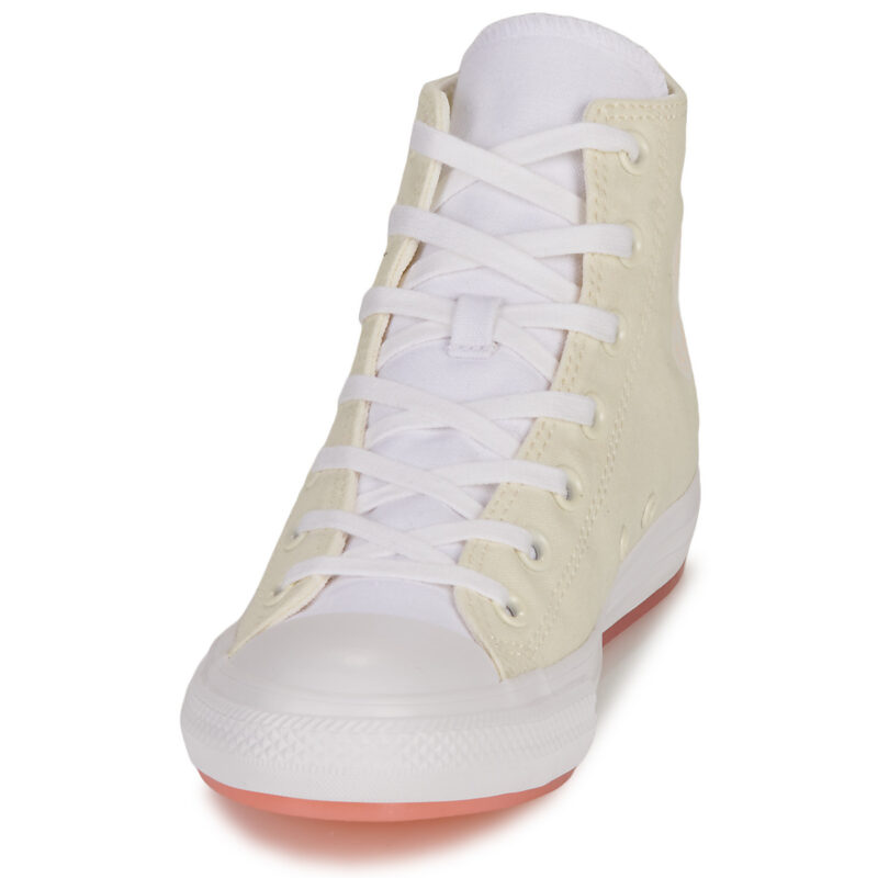 Converse CHUCK TAYLOR ALL STAR MARBLED-EGRET/CHEEKY CORAL/LAWN FLAMINGO Bianco Sneakers alte Donna - 3