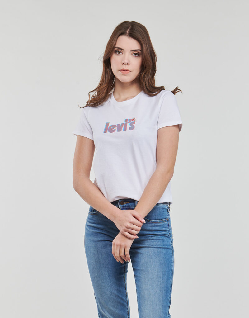 T-shirt Levis THE PERFECT TEE White Short Sleeve T-Shirt Women - 2