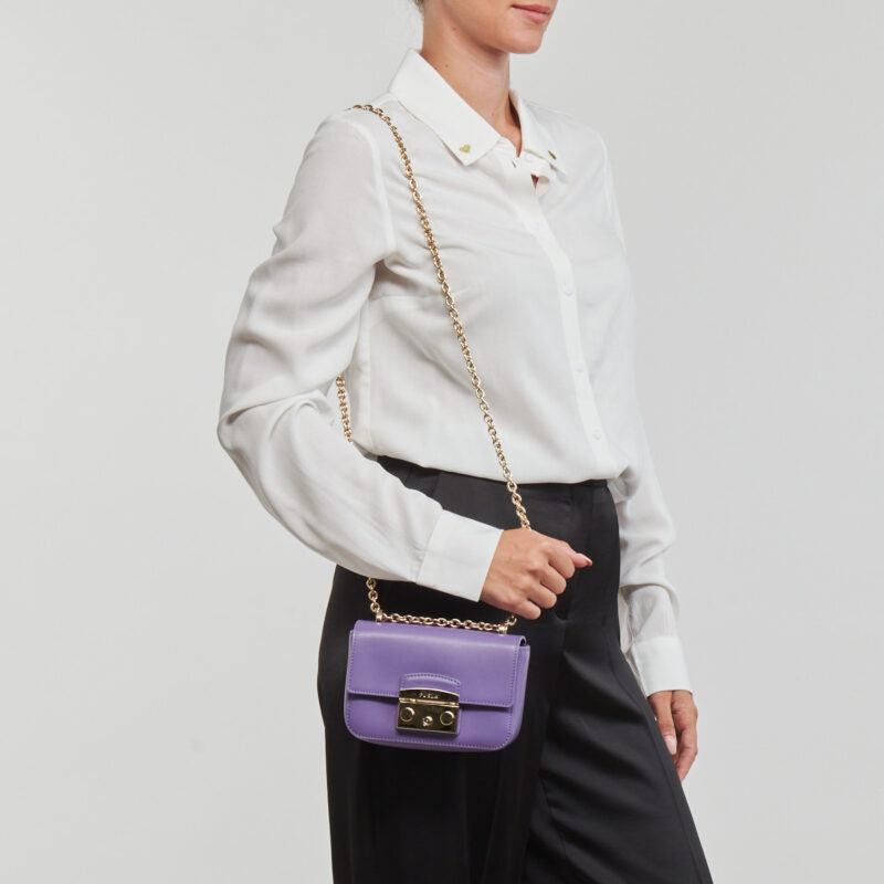 Furla Sac bandouli&egrave;re METROPOLIS MINI violet pour femme - 6
