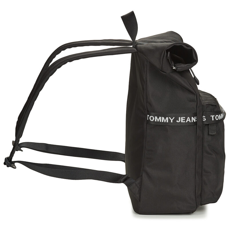 Tommy Jeans Damen-Rucksack TJM ESSENTIAL ROLLTOP BP, schwarz &ndash; Gr&ouml;&szlig;e 2