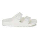 BIRKENSTOCK Arizona EVA Wei&szlig;er Damen-Slipper (schmal) - Gr&ouml;&szlig;e 2