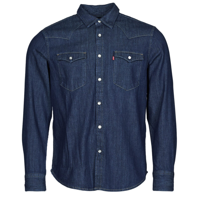 Camicia a maniche lunghe Levis BARSTOW WESTERN STANDARD Marine Camicie a maniche lunghe Uomo - 1