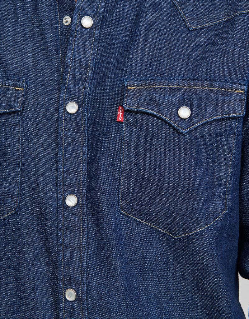 Camicia a maniche lunghe Levis BARSTOW WESTERN STANDARD Marine Camicie a maniche lunghe Uomo - 5