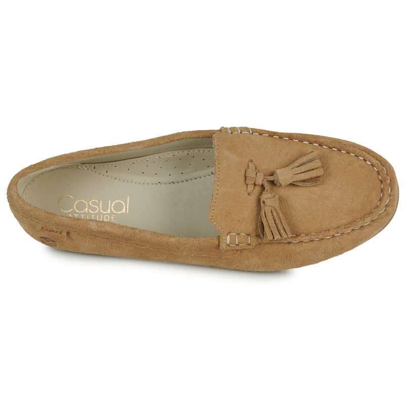 Casual Attitude Mocassins beiges pour femmes GATO - Pointure 6