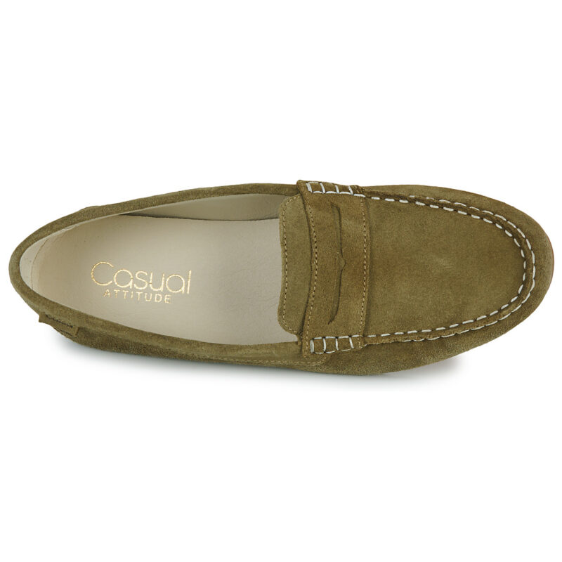 Casual Attitude NEW01 Khaki Women's Moccasins - 6