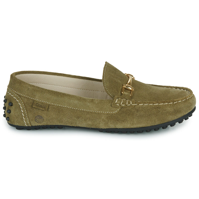 Casual Attitude NEW004 Khaki Damen-Mokassins - Gr&ouml;&szlig;e 2