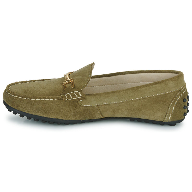 Casual Attitude NEW004 Khaki Damen-Mokassins - Gr&ouml;&szlig;e 4