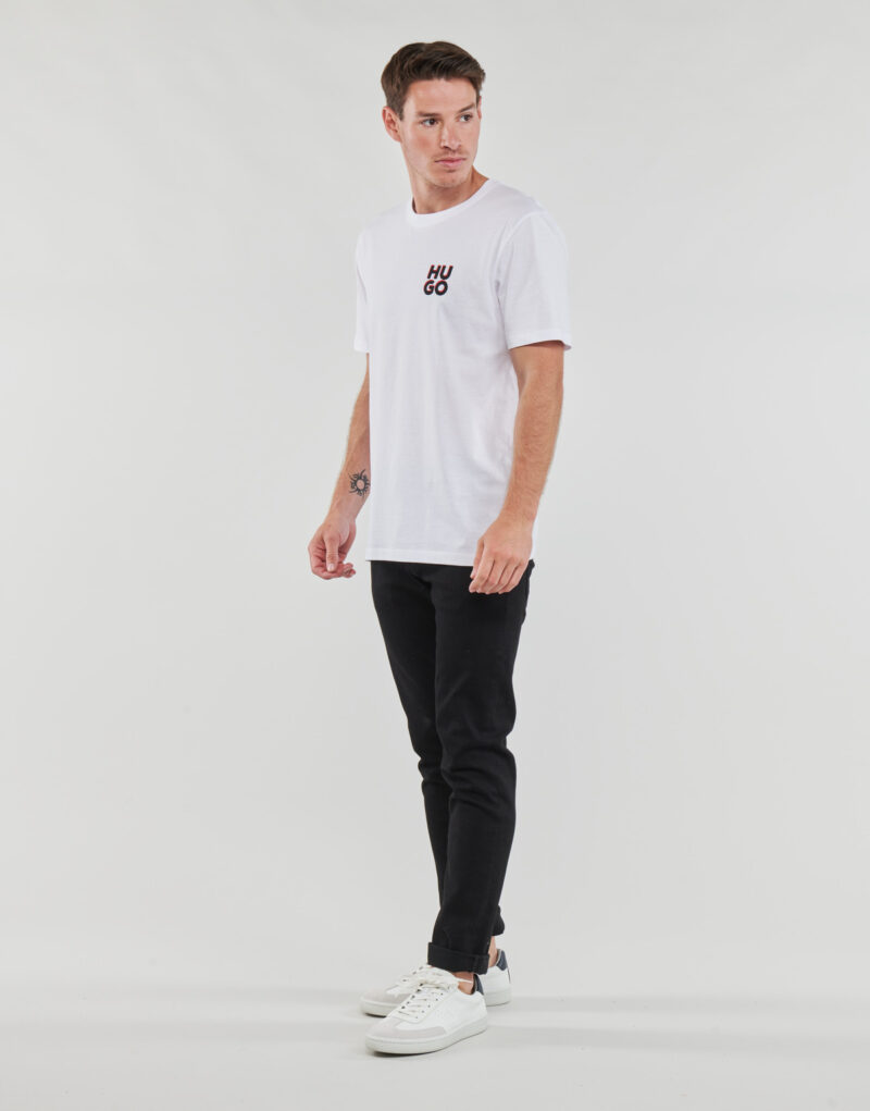 T-shirt HUGO HUGO-Dimento Nero T-shirt maniche corte Uomo - 3
