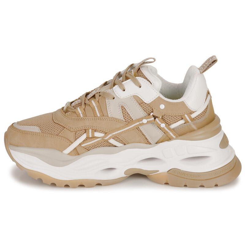 Buffalo TRIPLET HOLLOW Beige Sneakers basse Donna - 4