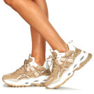 Buffalo TRIPLET HOLLOW Beige Sneakers basse Donna - 8