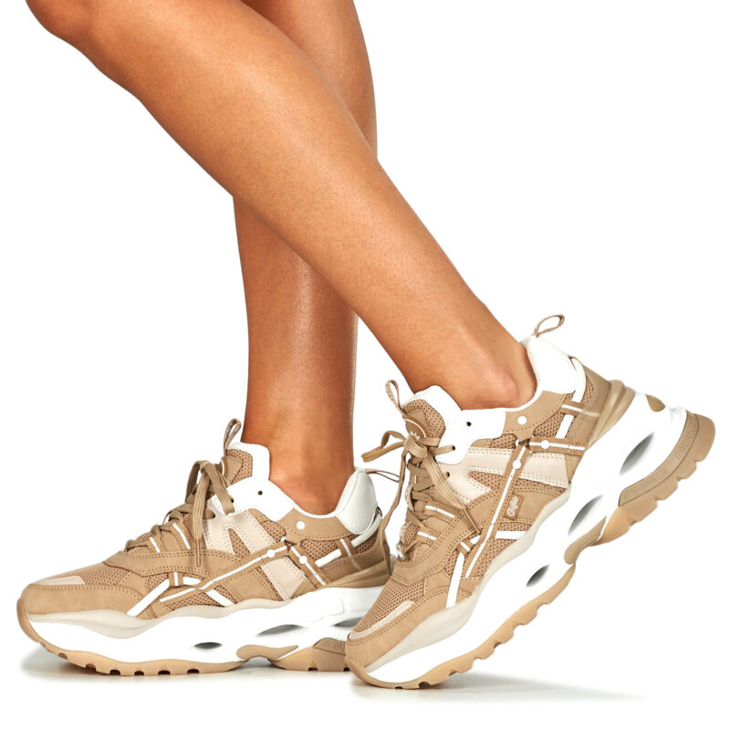 Buffalo TRIPLET HOLLOW Beige Sneakers basse Donna - 8
