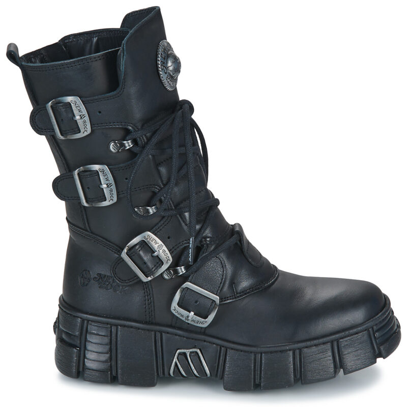 Bottines noires pour femmes New Rock M-WALL - Pointure 2