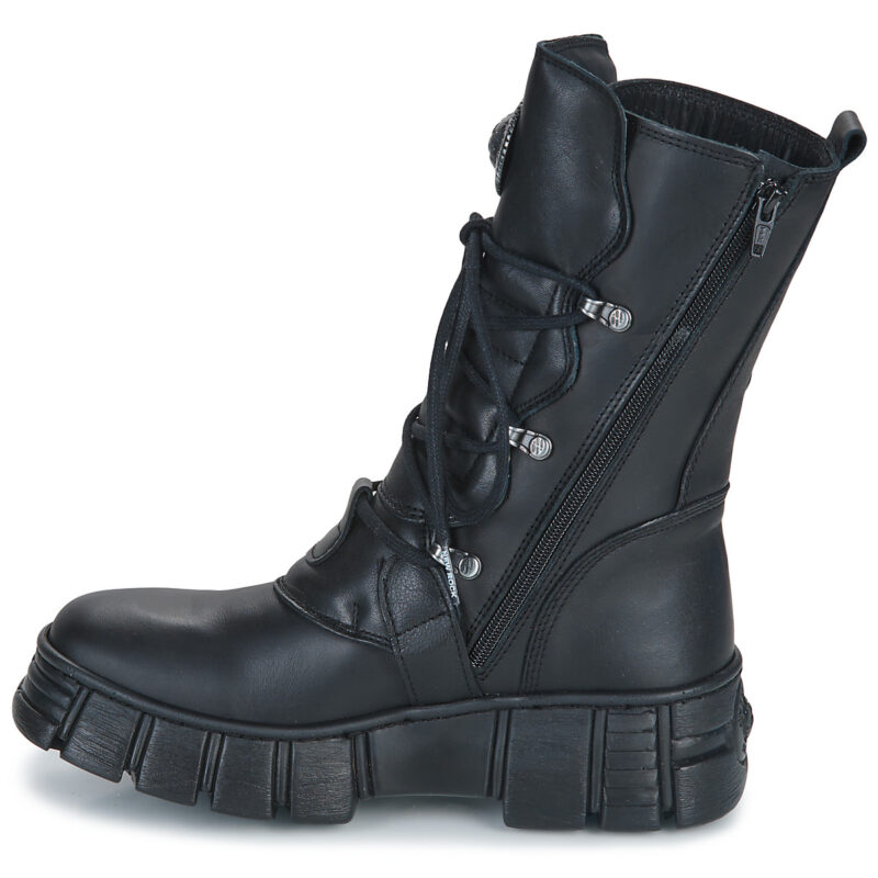 Bottines noires pour homme New Rock M-WALL - Pointure 4