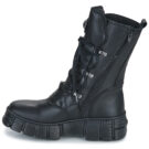 Bottines noires pour femmes New Rock M-WALL - Pointure 4