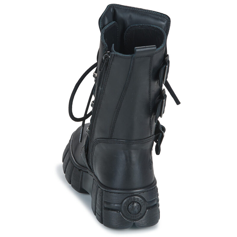 Bottines noires pour homme New Rock M-WALL - Pointure 5