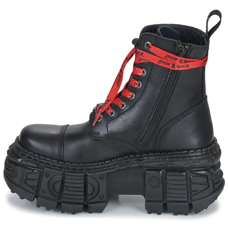 Bottines noires pour femme New Rock M-WALL126CCT-C1 - Pointure 4
