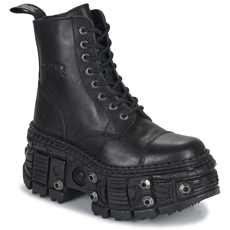 New Rock  MEVAL  Nero -  Stivaletti Uomo - 1
