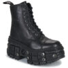 New Rock  MEVAL  Nero -  Stivaletti Donna
