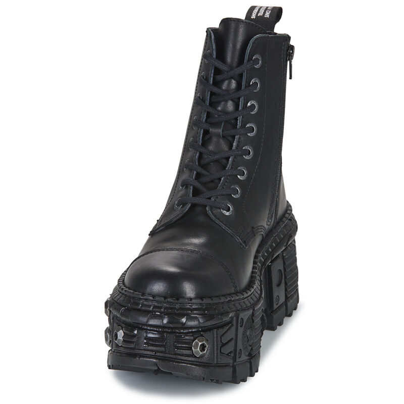 New Rock  MEVAL  Nero -  Stivaletti Uomo - 3