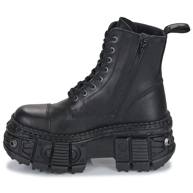 New Rock  MEVAL  Nero -  Stivaletti Uomo - 4
