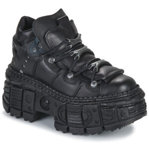 New Rock  PERENE  Nero -  Stivaletti Uomo
