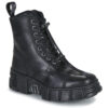 New Rock  M-WALL083CCT-S7  Nero -  Stivaletti Donna