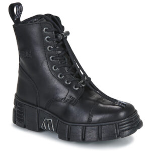 New Rock  M-WALL083CCT-S7  Nero -  Stivaletti Donna