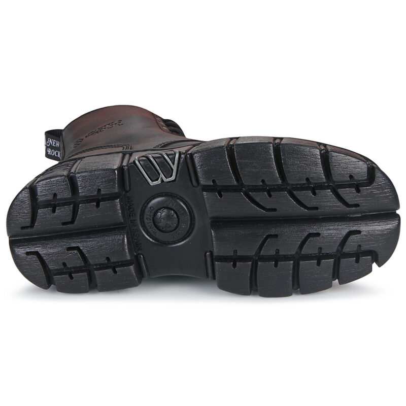 New Rock  M-WALL083CCT-S7  Nero -  Stivaletti Uomo - 7