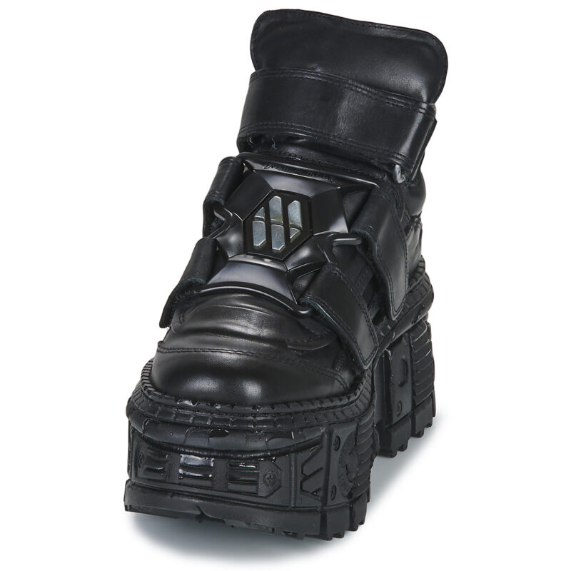 New Rock LEMONE Black Derby Damen - 3