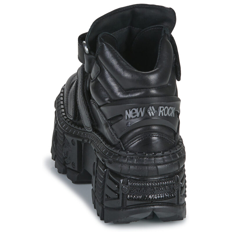 New Rock LEMONE Nero Derby Uomo - 5