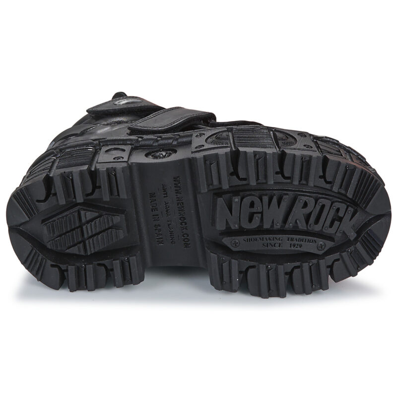 New Rock LEMONE Nero Derby Uomo - 7